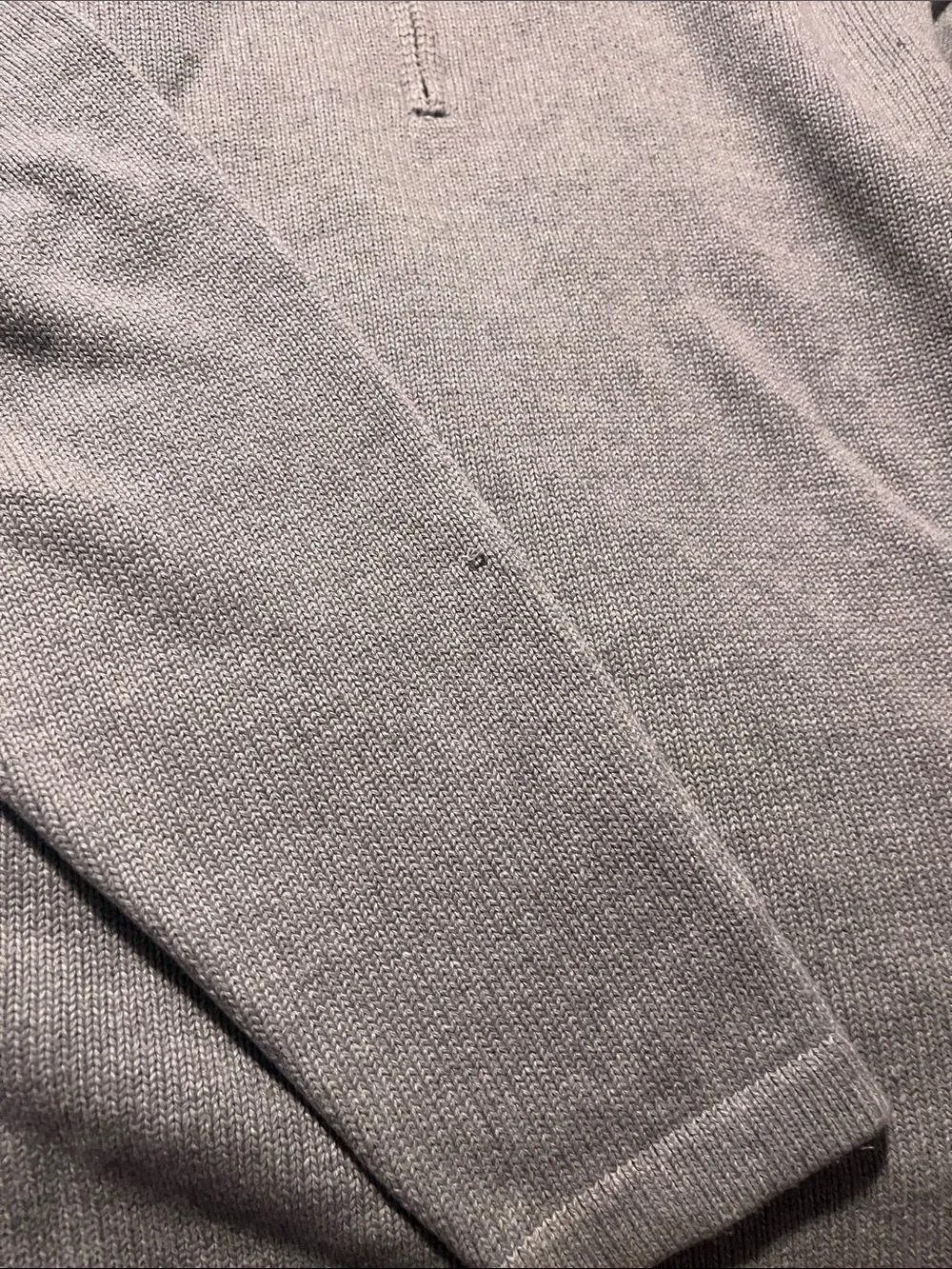 L.L. Bean Men's Charcoal Gray Half-Zip Sweater